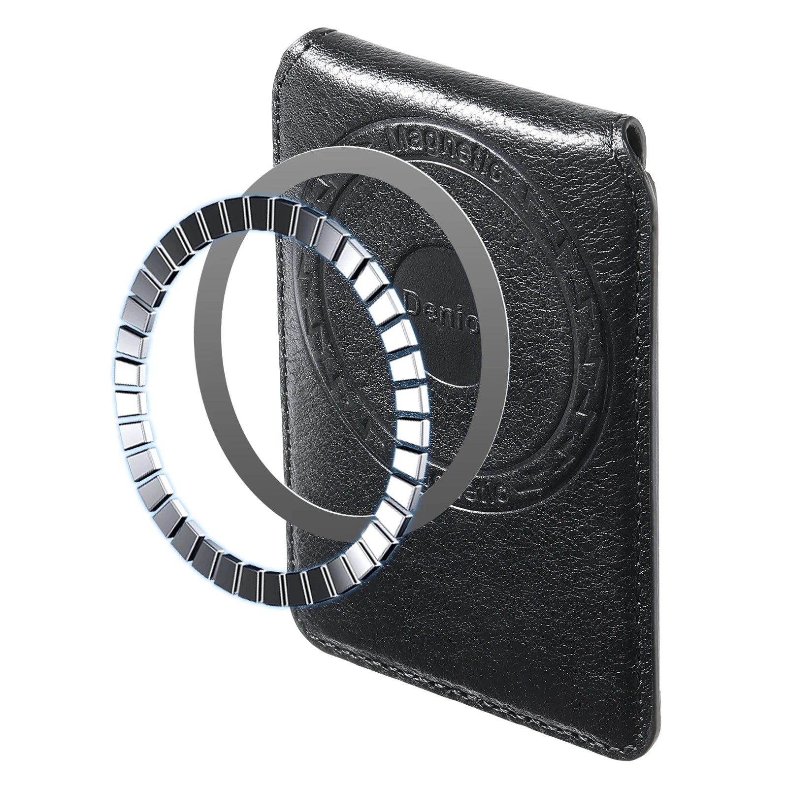 Mobile Phone Wallet Magnet Flip Pocket Card Storage Luxury Leather Magnetic Stand Buckle Bag Wallet