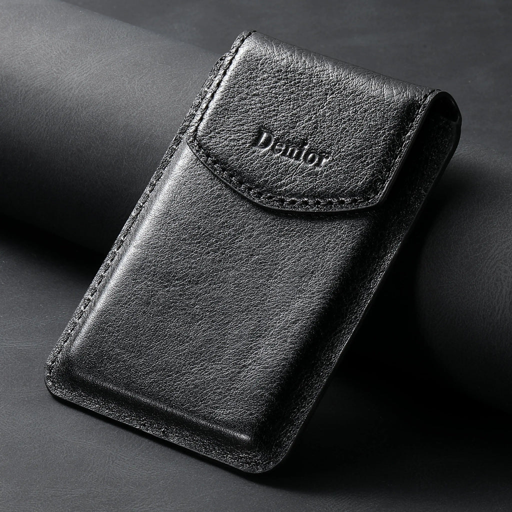 Mobile Phone Wallet Magnet Flip Pocket Card Storage Luxury Leather Magnetic Stand Buckle Bag Wallet